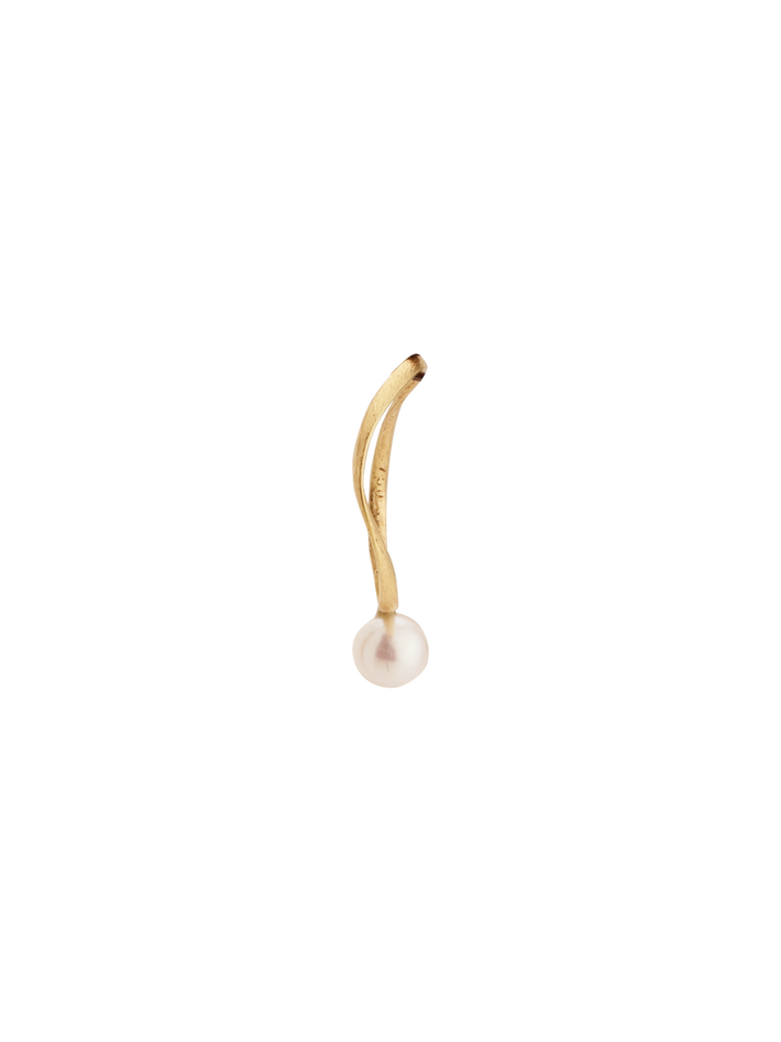 Flair hoops with akoya pearls