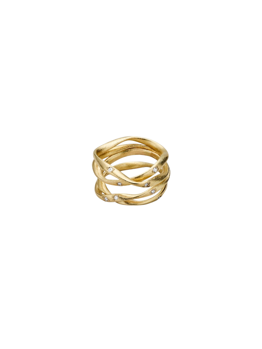 Flair ring no. 4, 18kt gold & diamonds photo