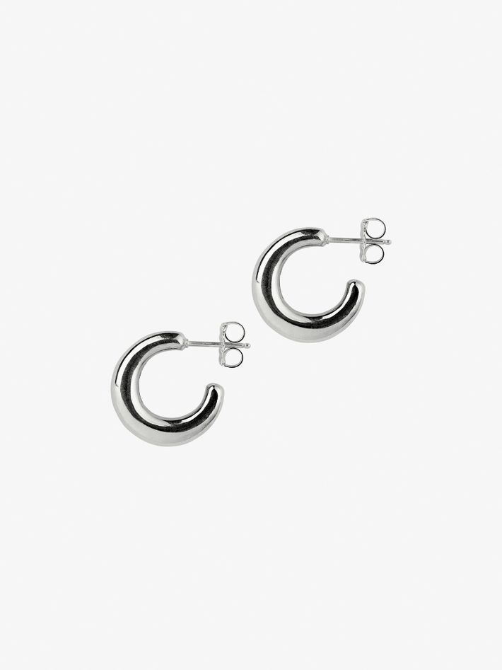 Linnea Small Hoops Sterling Silver