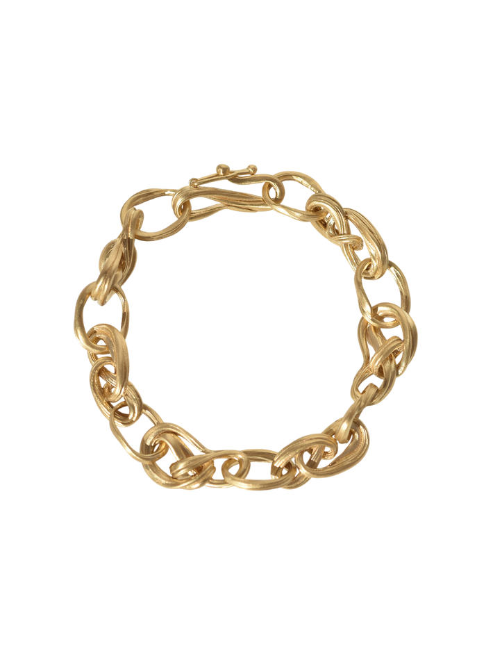 Gold noeud bracelet