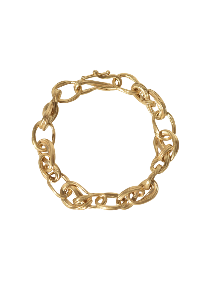 Gold noeud bracelet