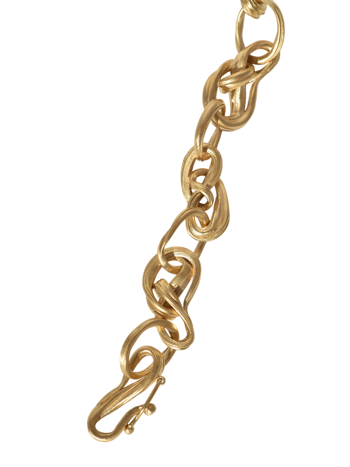 Gold noeud bracelet