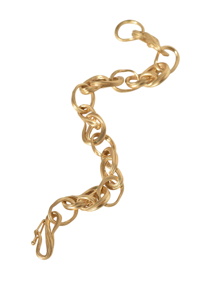 Gold noeud bracelet