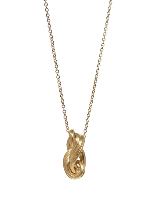 Gold cresce pendant photo