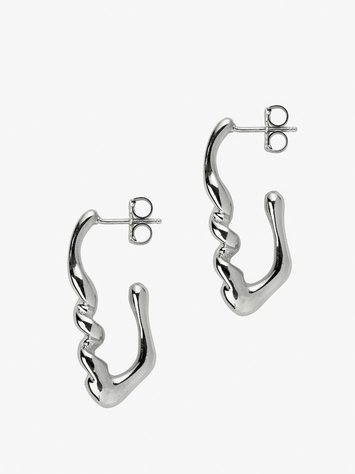 Small corkscrew earrings