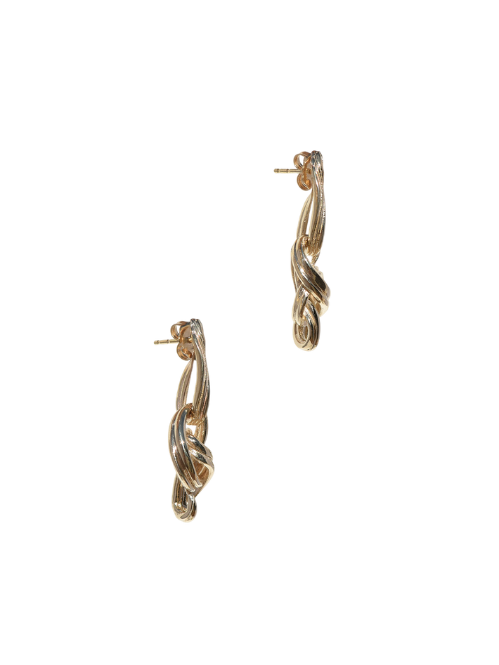 Gold vigne earrings