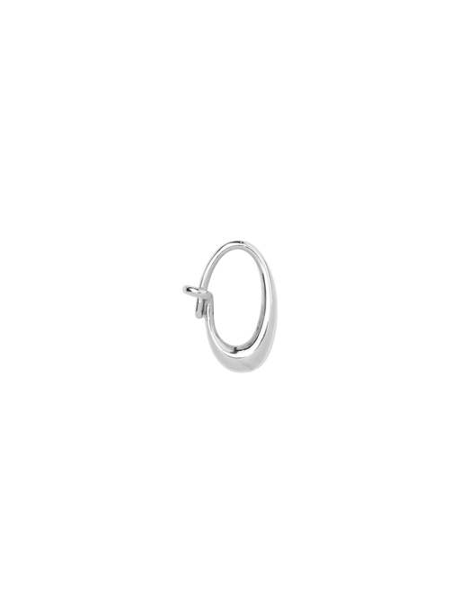 Small oval sempre semi-permanent hoop photo