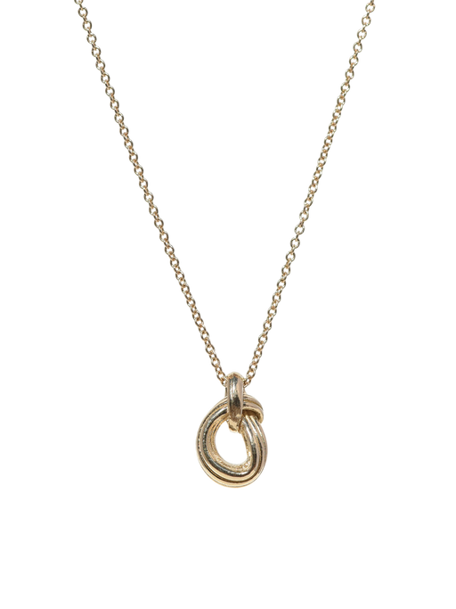 Loop pendant in 14k gold photo