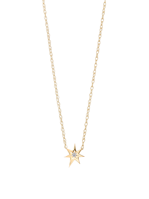 Bang necklace with diamond photo