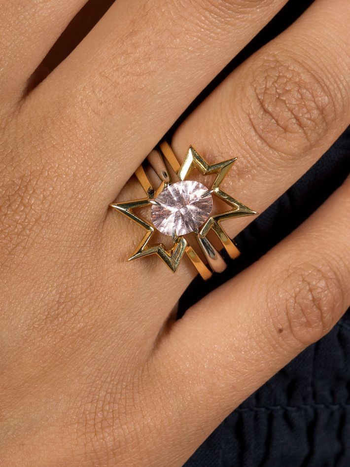 Morganite solitaire deals