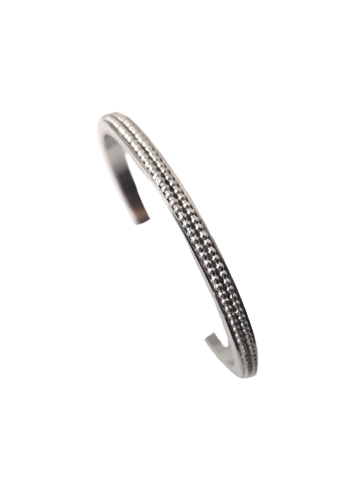 Gandharva silver bangle