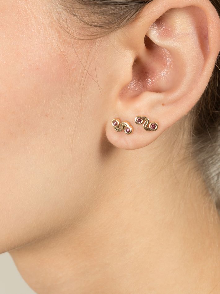 Memphis P3 diamond earrings