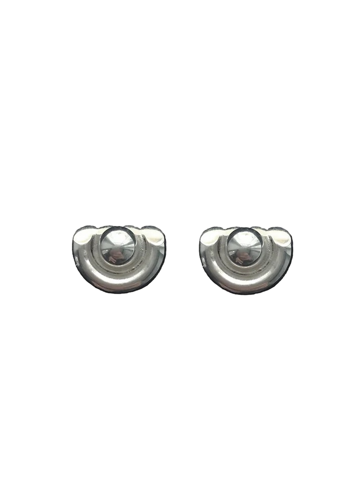 Bilanxe arch silver earrings