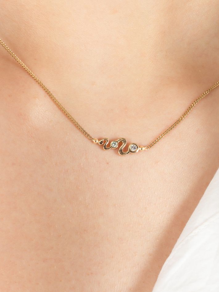 Diamond memphis necklace