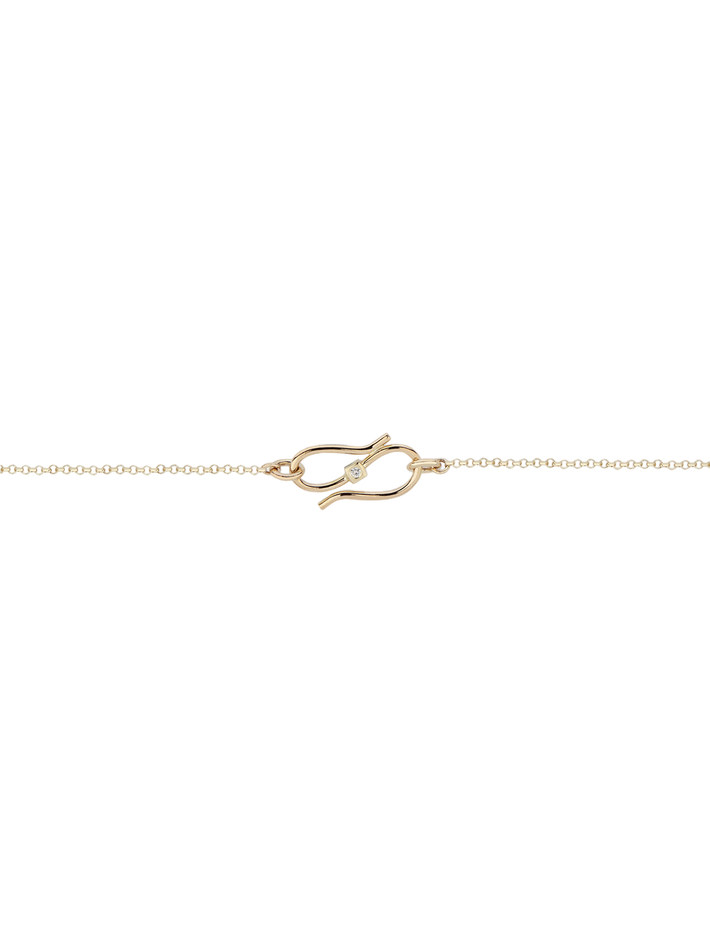 Permanence single drop pendant necklace