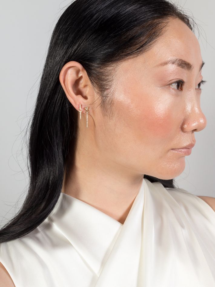 Keep linear stud earrings by Lindley Gray Finematter