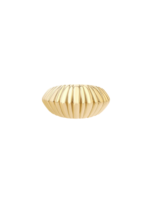 XL Fluted Crescent Ring photo