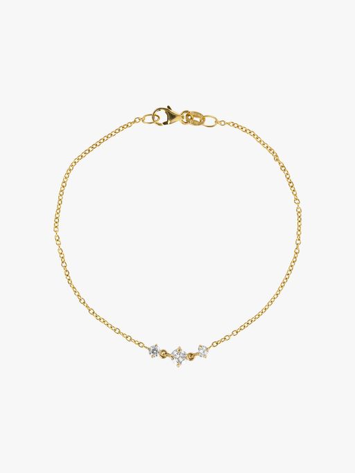 Eclat diamond cable chain bracelet photo