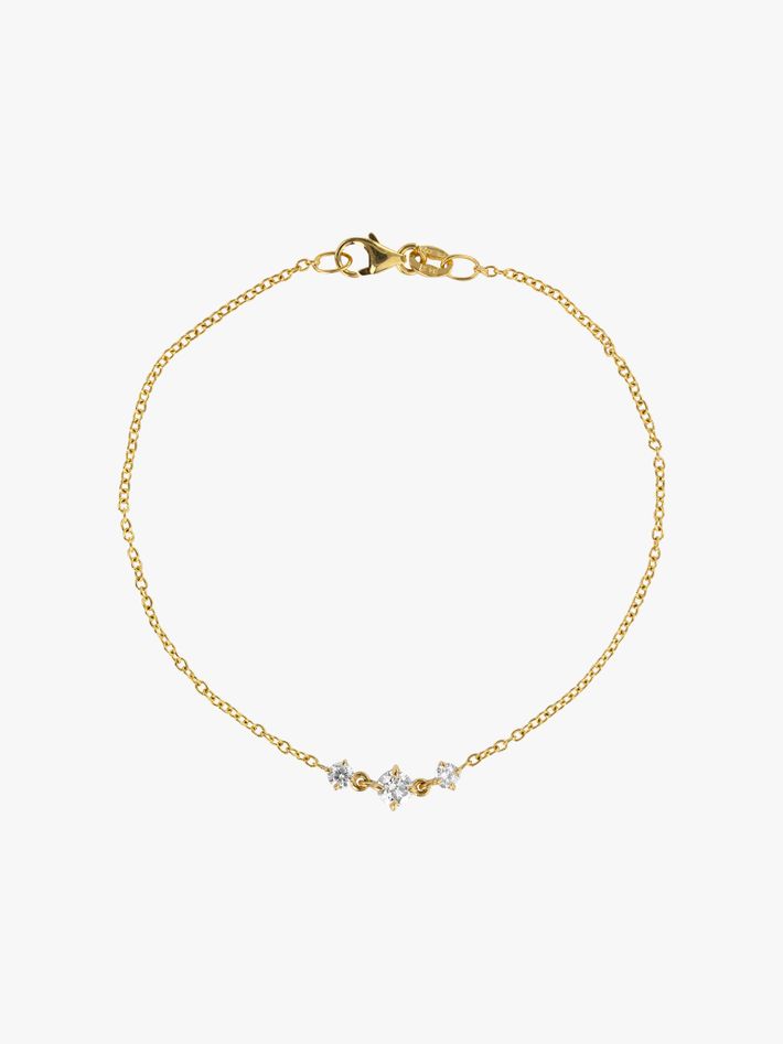 Eclat diamond cable chain bracelet