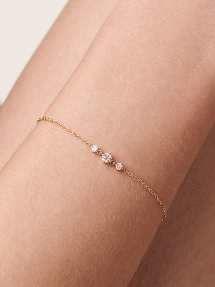 Eclat diamond cable chain bracelet