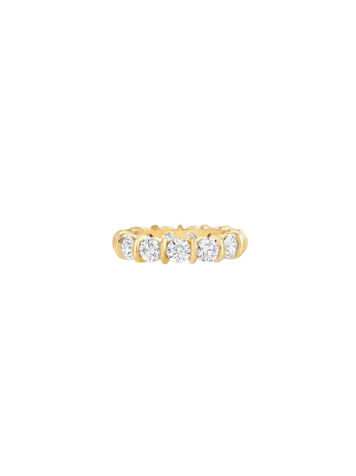 Large Fluted Bar Eternity Band photo
