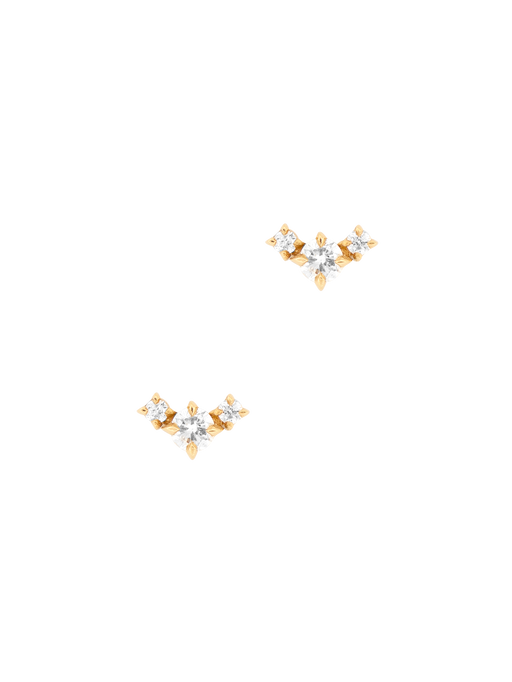 Eclat diamond triple v stud photo