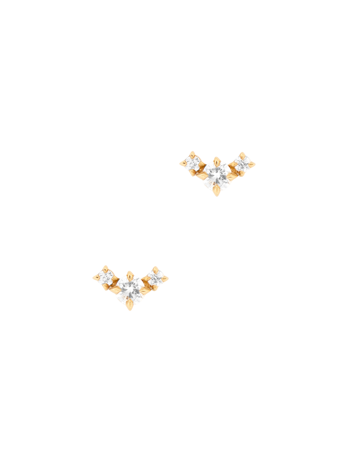 Eclat diamond triple v stud