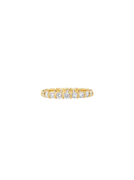 Small Fluted Bar Eternity Band photo