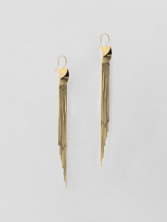 Credo earring 04 gold plated silver