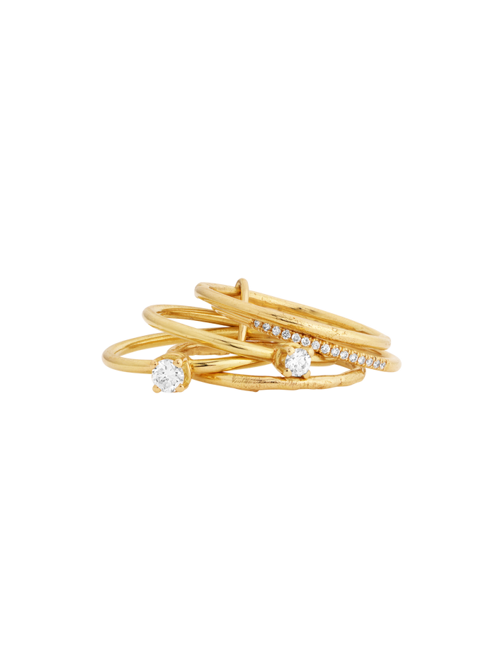 Wedding ring 08 18k yellow gold 