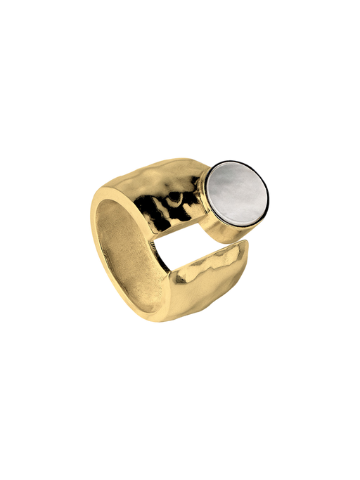 Credo ring 05 gold plated silver photo