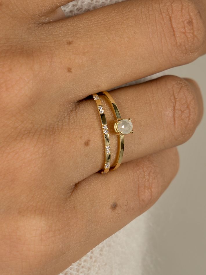(un)refined ring 08 18k yellow gold