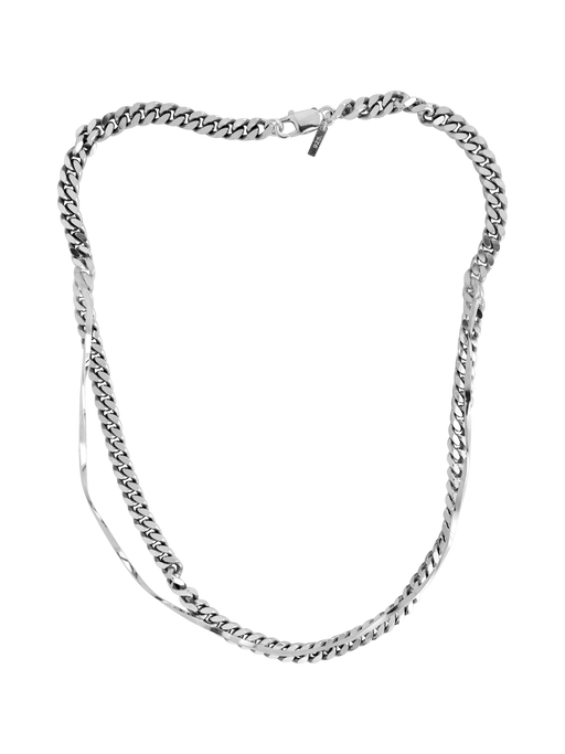 Tide necklace 02 silver photo