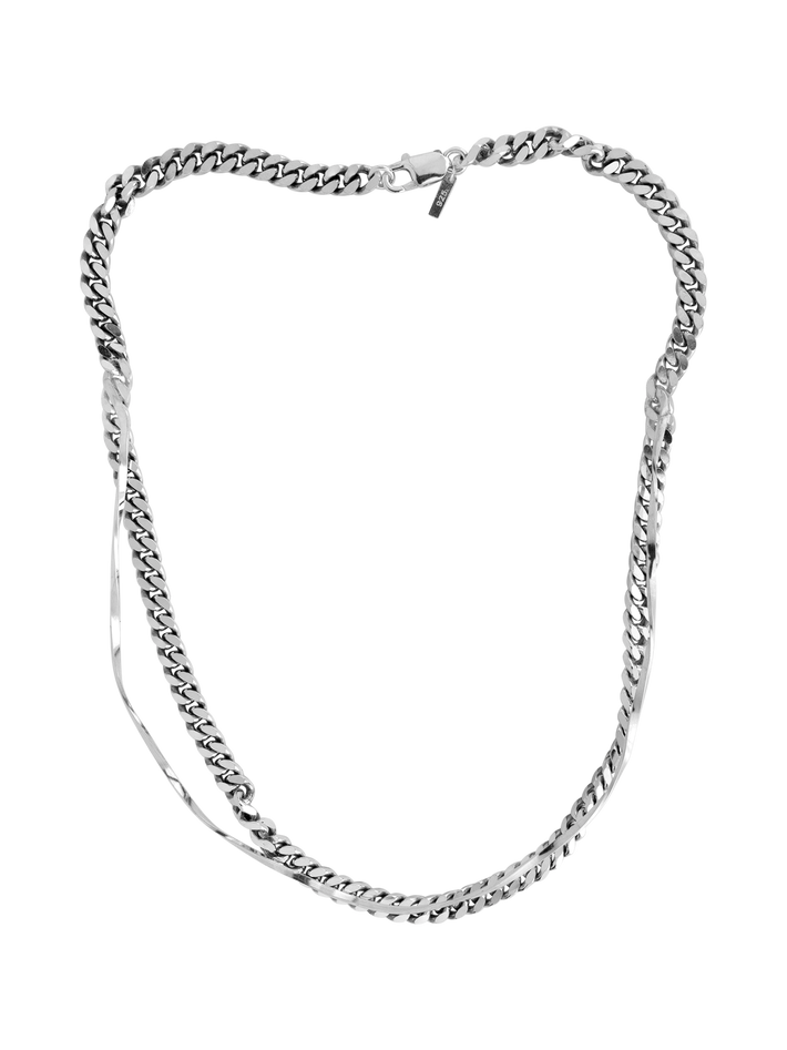 Tide necklace 02 silver