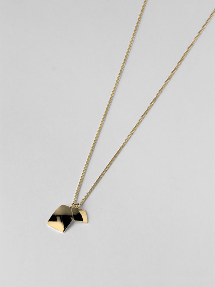 Credo necklace 02 gold plated silver