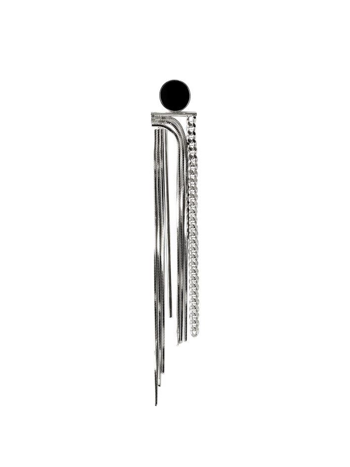 Contra earring 07 silver
