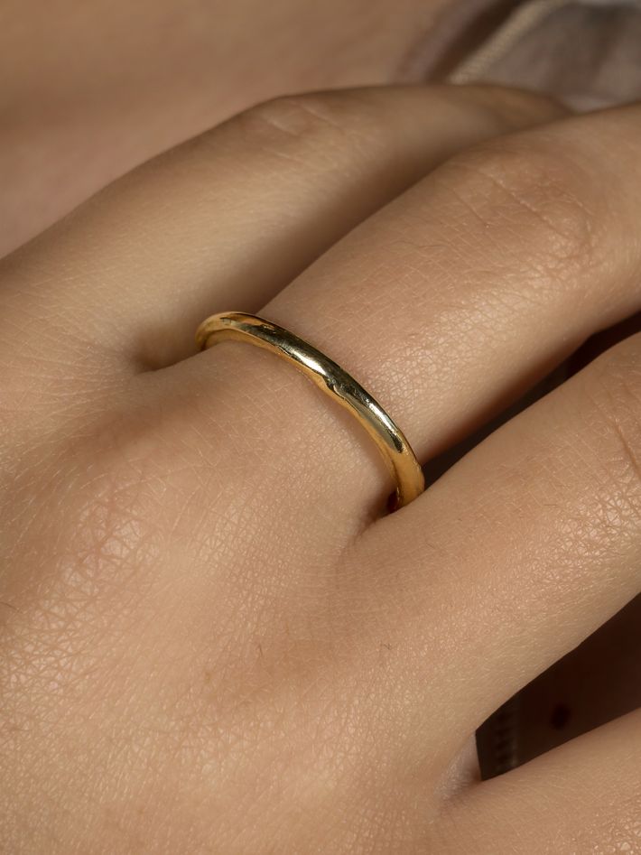 Wedding ring 10 18k yellow gold 