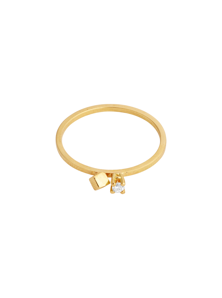 (un)refined ring 17 18k yellow gold 