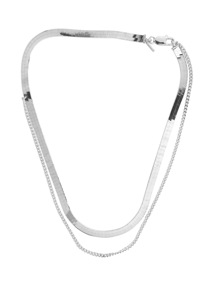 Summa necklace 02 silver