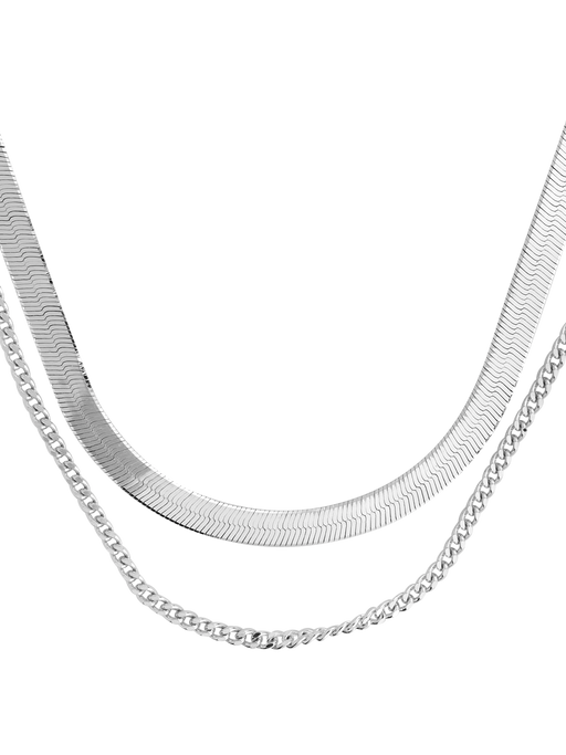 Summa necklace 02 silver photo