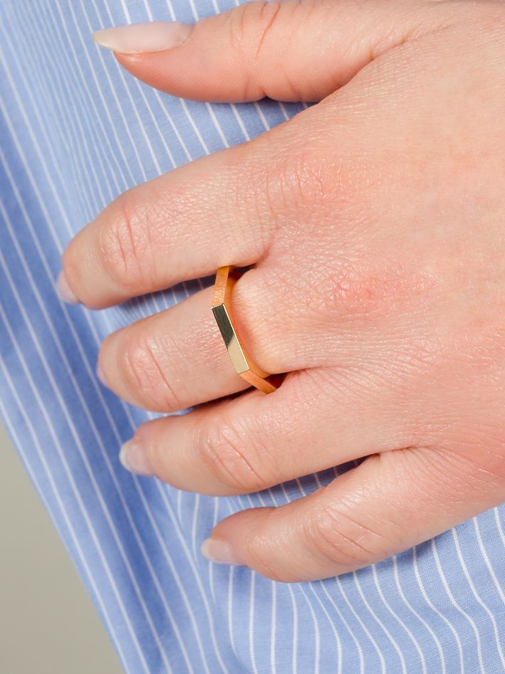 Hexagon Ring by Love Zoelle Fine Jewelry Finematter