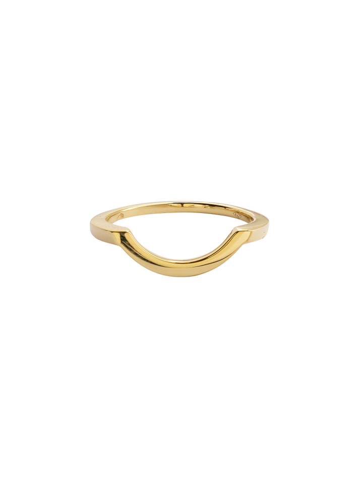 Ring intrépide grand arc - 18k yellow gold
