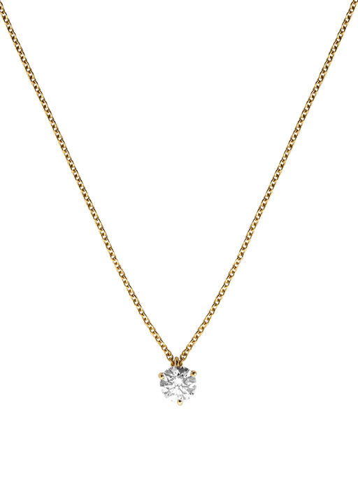 Necklace pur.e 1ct - 18k yellow gold photo