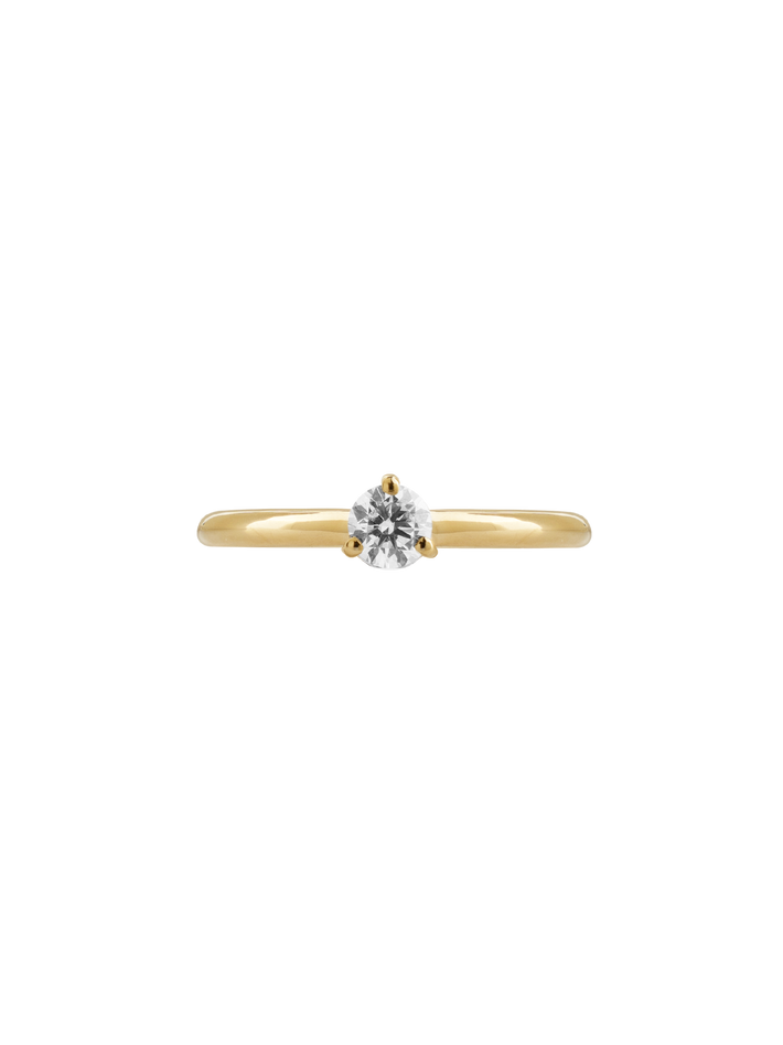 Solitaire absolu.e 0.25ct - 18k yellow gold