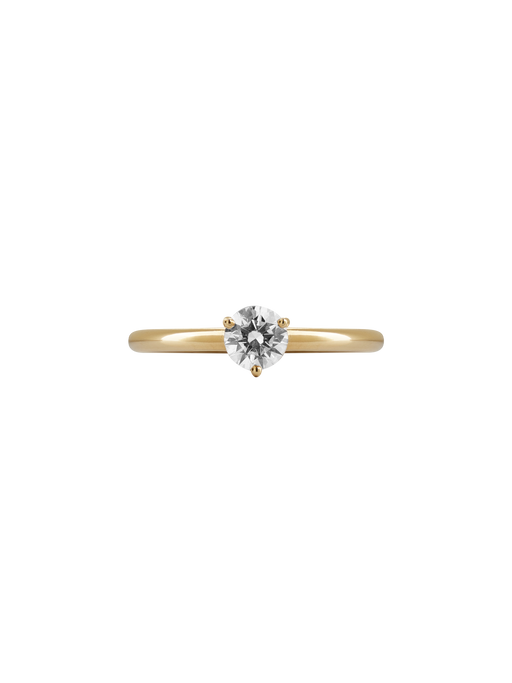Solitaire absolu.e 0.5ct - 18k yellow gold photo