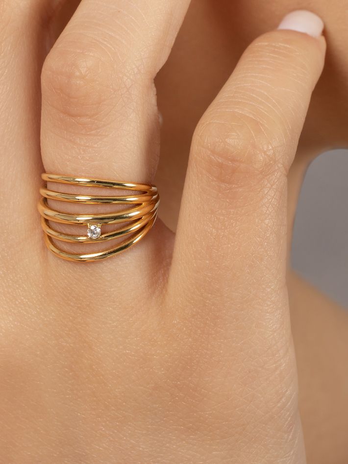 Ava diamond ring