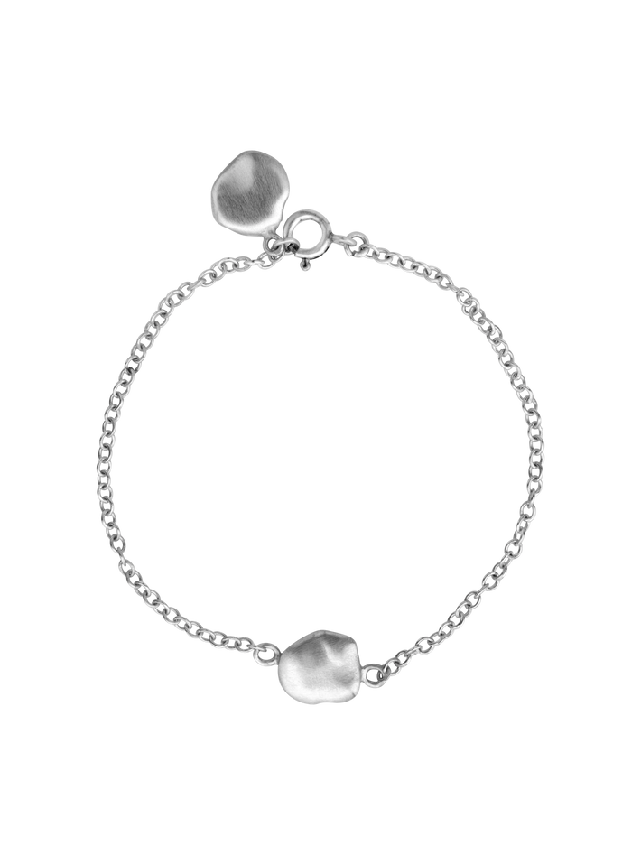 Double matte pebble bracelet