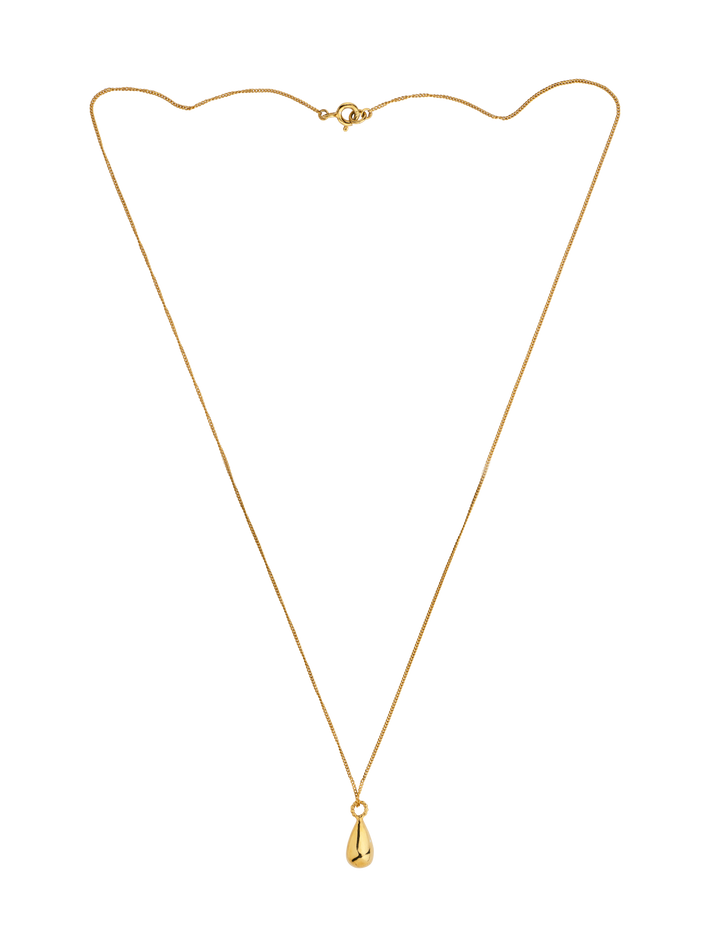 Golden teardrop necklace