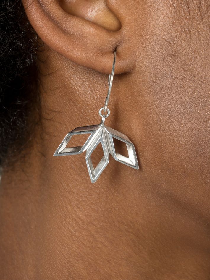 Geo-petal earrings