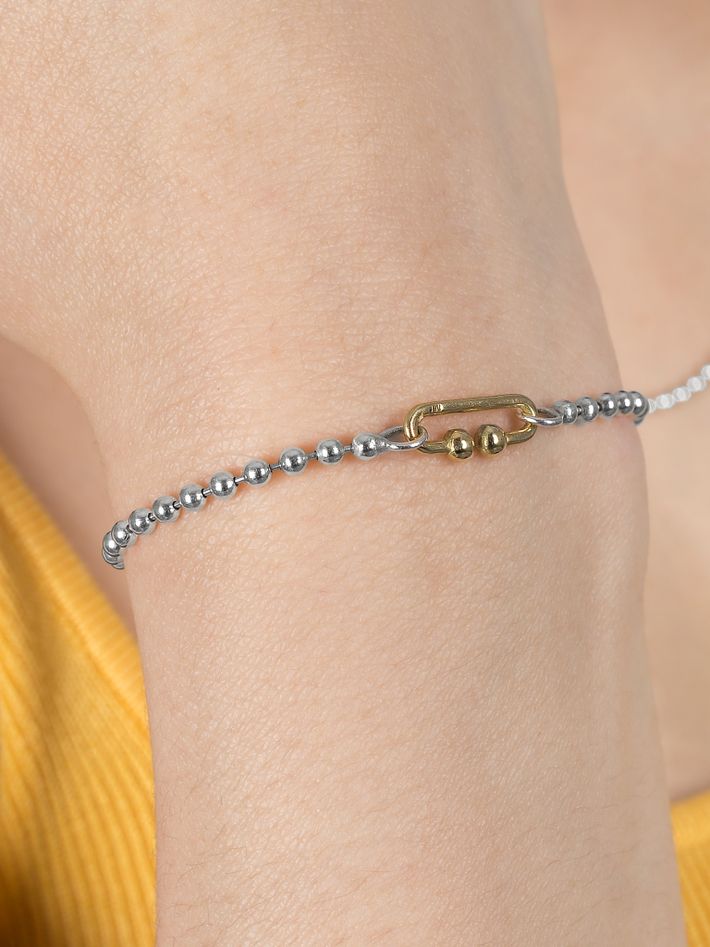 Milkyway ball bracelet silver